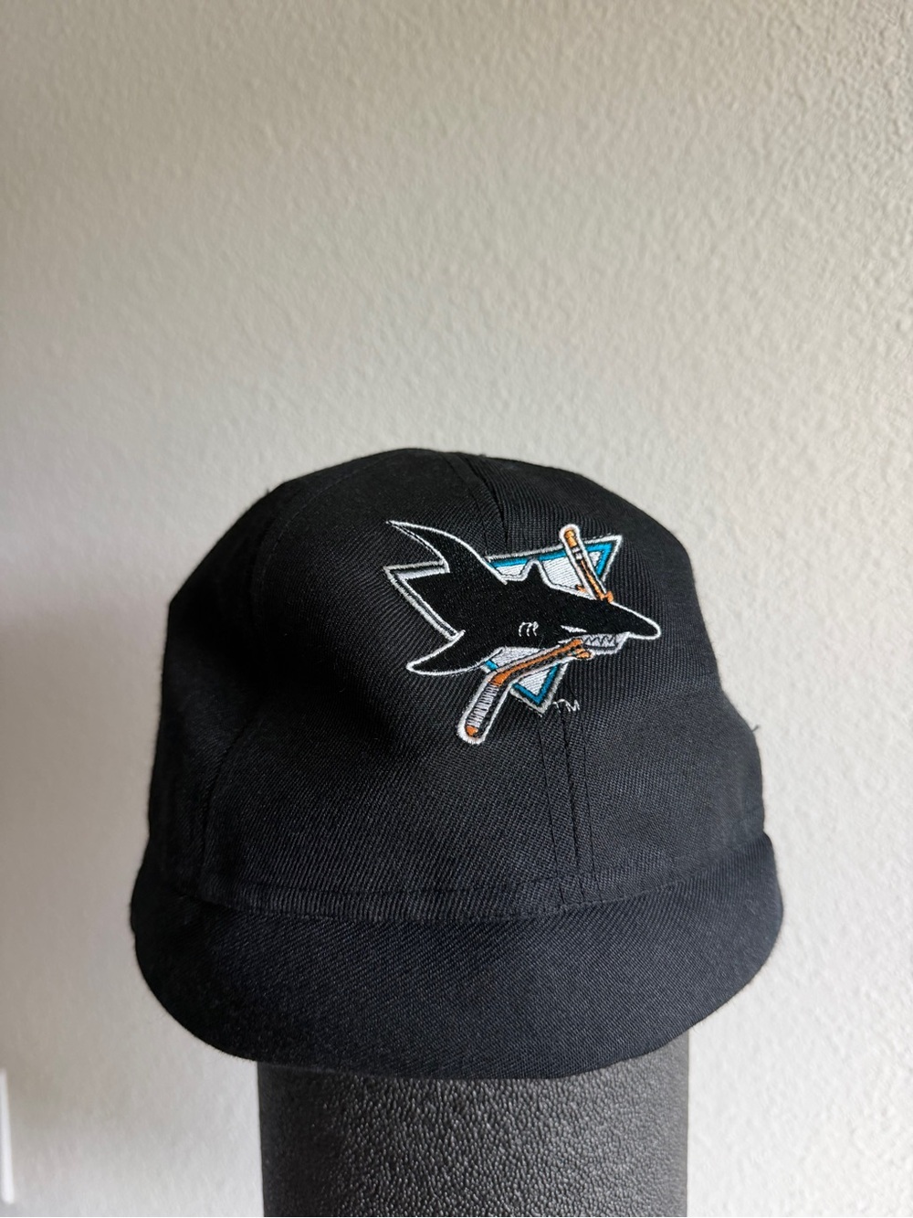 Vintage San Jose Sharks NHL Skull Cap Beanie One Size